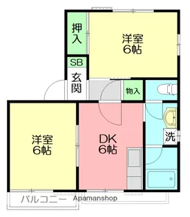 アイビーコート高橋【102号室】の間取り