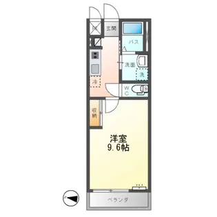 グランディール小田原【2階】の間取り