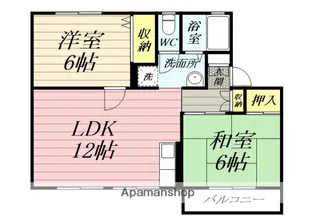 コーポエイトA【2階】の間取り
