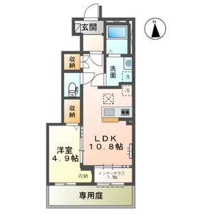 ポモドーロ【1階】の間取り