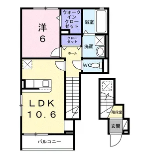 モアナ【2階】の間取り