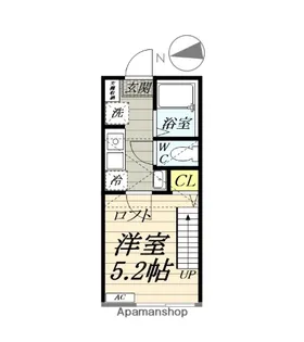 ウィステリア藤沢善行【2階】の間取り