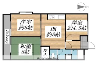 第25明智ビル【1階】の間取り