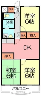 ダンデライアン鵠沼【1階】の間取り