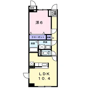 MGM BLDG.Ⅰ【2階】の間取り