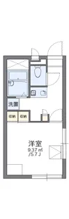 レオパレス入船【2階】の間取り