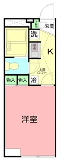 レオパレスカメリアⅢ【106号室】の間取り