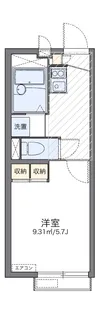 レオパレスサンブリッジ【2階】の間取り
