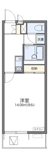 1Kの間取り画像