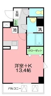 グランディオース【3階】の間取り