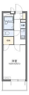 レオパレス代官町【301号室】の間取り