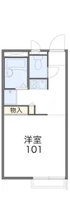 レオパレスラメール【101号室】の間取り