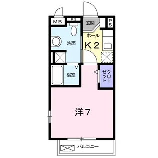 ミニョン【2階】の間取り