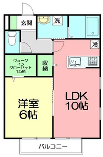 SUN CASA【101号室号室】の間取り
