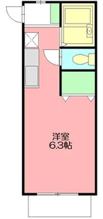 アムール湘南【201号室号室】の間取り