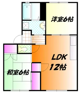 サンモールC【2階】の間取り