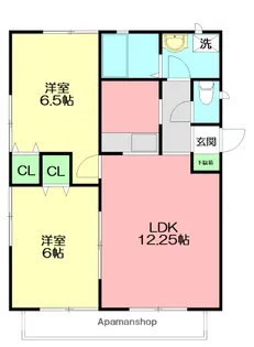 K‘SGLYCINE【1階】の間取り