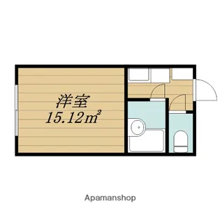 マリンコート浜須賀【2階】の間取り