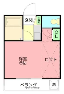 サンハイム成田【1階】の間取り