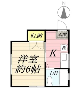 ビラ湘南【2階】の間取り