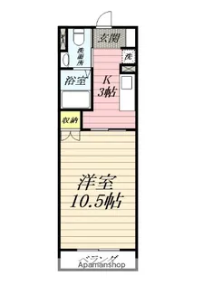 CONFOR鴨宮【2階】の間取り