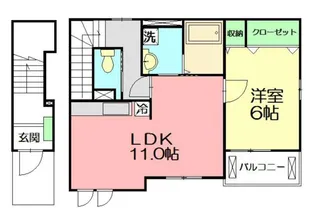サンリット ユー【2階】の間取り