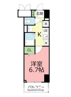 ルポルスタ湘南【4階】の間取り