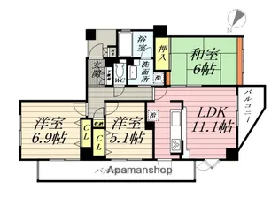 アネックス南町【2階】の間取り