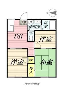 リゾート高麗【1階】の間取り
