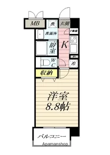 パステロ【1階】の間取り