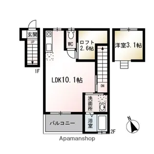CARPE DIEM湘南【2階】の間取り