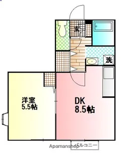プラシード【1階】の間取り