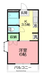 ピュアタウン北矢名【2階】の間取り