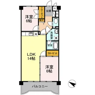 マンションビスタリカ【3階】の間取り