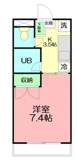 プロスペリティ旭湘南【1階】の間取り