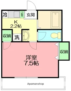 フローレンス【1階】の間取り