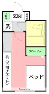 アドーレ湘南【3階】の間取り
