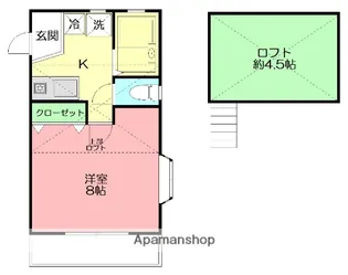 シャローム湘南【2階】の間取り