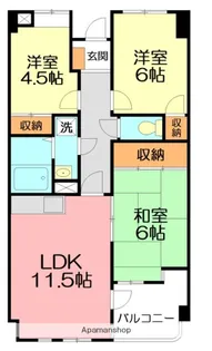 グランドメゾン湘南【3階】の間取り