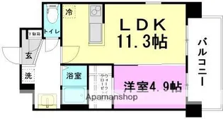 ノースストリート湘南CーX【5階】の間取り