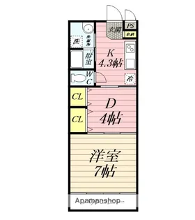 ロアジールマンション【3階】の間取り