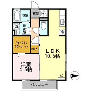 フェリシテ【1階】の間取り