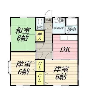 フレグランスルリ【1階】の間取り
