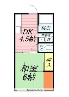 ドエルK【1階】の間取り