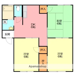 コート・アムールⅡ【2階】の間取り