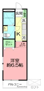 ラズベリーリーフ【2階】の間取り