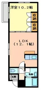 BRINDDLE COURT【3階】の間取り