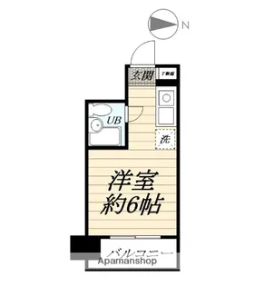 1Rの間取り画像