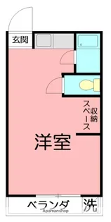 鵠沼コーポ【3階】の間取り