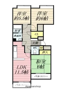クリオ鎌倉笛田【4階】の間取り